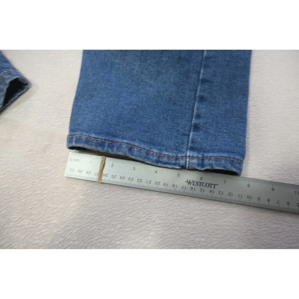 Levis 505 Regular Fit Jeans Mens 38x30 Blue Medium Wash‎ Stretch Denim Excellent